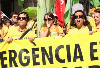 La vaga educativa té un seguiment del 12,79% al Penedès en el primer dia de curs. ACN
